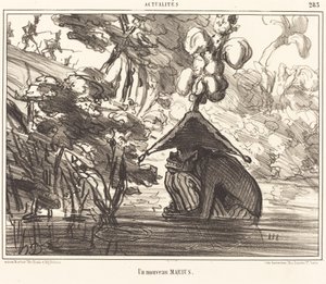 Nowy mąż autorstwa Honoré Daumier