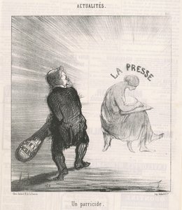 ojcobójca autorstwa Honoré Daumier