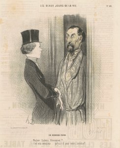 spotkanie autorstwa Honoré Daumier