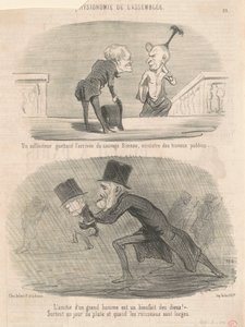 Adwokat przyglądający się... Bineau! autorstwa Honoré Daumier