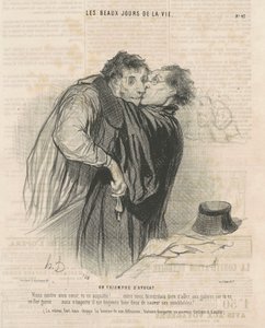 Triumf prawnika autorstwa Honoré Daumier