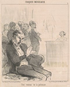 Ofiara grzeczności autorstwa Honoré Daumier
