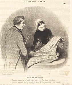 Delikatna uwaga autorstwa Honoré Daumier
