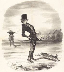 Przemieszczony ładunek autorstwa Honoré Daumier