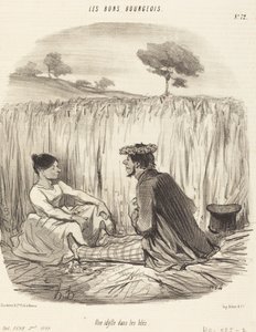 Sielanka w pszenicy autorstwa Honoré Daumier