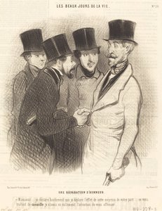 Zadośćuczynienie za honor autorstwa Honoré Daumier