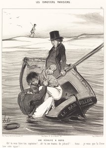 Bunt na pokładzie autorstwa Honoré Daumier