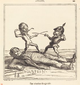 Nieprzyjemna sytuacja autorstwa Honoré Daumier