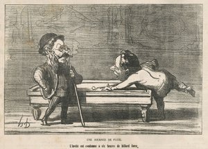 Deszczowy dzień autorstwa Honoré Daumier