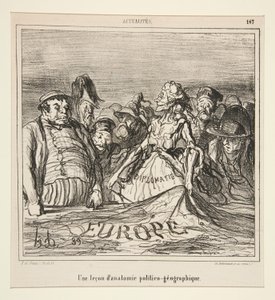 Lekcja autorstwa Honoré Daumier