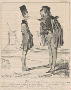 Uśpiona kopalnia złota autorstwa Honoré Daumier