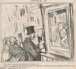 No chodź... przyjacielu, nie mogę znaleźć... autorstwa Honoré Daumier