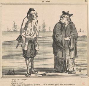 Nadchodzą Francuzi! ... ja córka ... autorstwa Honoré Daumier