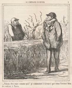 Sąsiedzie, jesteś taki jak ja? ... autorstwa Honoré Daumier
