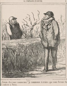 Sąsiedzie, jesteś taki jak ja? ... autorstwa Honoré Daumier