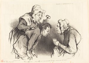 Zobaczysz!... zatrzyma krew... autorstwa Honoré Daumier