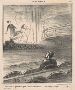 Możesz pomyśleć, że jest widzem... autorstwa Honoré Daumier