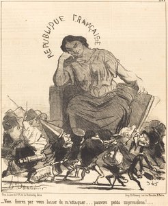 W końcu zmęczy cię atakowanie mnie... autorstwa Honoré Daumier