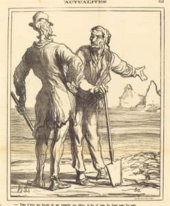 Nie musisz mi przypominać o jego tytułach... autorstwa Honoré Daumier