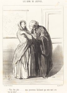 Jesteś piękna... autorstwa Honoré Daumier