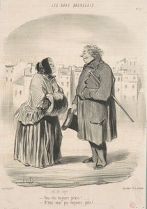 Zawsze jesteś szarmancki! ... autorstwa Honoré Daumier