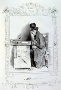 ilustracje o ideach i legendach Philipon pod tytułem Les Cent i Robert Macaire autorstwa Honoré Daumier