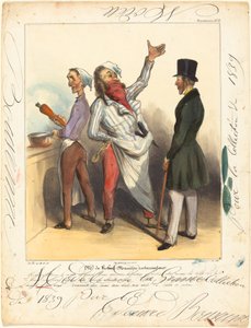 Pan de Robert Macaire Restaurator autorstwa Honoré Daumier and Edouard Bouvenne
