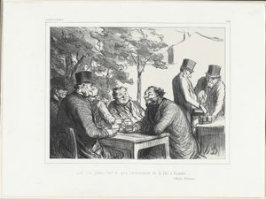 "- Nigdy nie śmiałem się tak bardzo, jak na pogrzebie córki Bourdina......." (Henri Monnier), płyta 303 z Souvenirs d