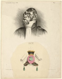 DUP..., płyta 171 z Cartooning Celebrities autorstwa Honoré Victorin Daumier