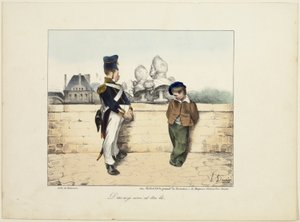 "Boże! Jak ja kochałem tego faceta!", płyta 16 z Caricatures Politiques autorstwa Honoré Victorin Daumier