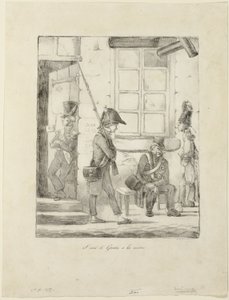 "Pilnuję ratusza" autorstwa Honoré Victorin Daumier