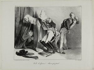 "To jest wojna! ...Każdy dla siebie!", płyta 460 autorstwa Honoré Victorin Daumier