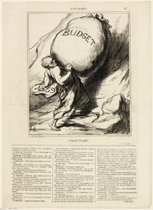 Jak Syzyf, płyta 27 z Actualités autorstwa Honoré Victorin Daumier