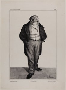 Pan Baill..., płyta 312 z Cartooning Celebrities autorstwa Honoré Victorin Daumier