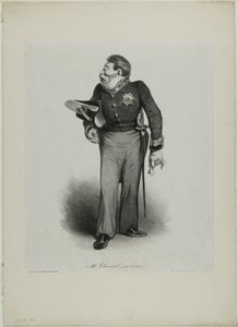 Pan Choiseul (zwany le Duc), płyta 502 autorstwa Honoré Victorin Daumier