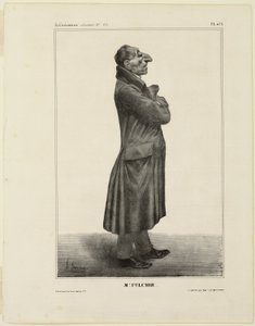 Pan Fulchir..., płyta 273 z Cartooning Celebrities autorstwa Honoré Victorin Daumier