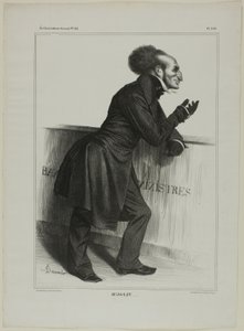 Pan Joliv...., płyta 346 z Cartooning Celebrities autorstwa Honoré Victorin Daumier