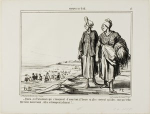 Quien... te paryżanki, które się z nas nabijają autorstwa Honoré Victorin Daumier