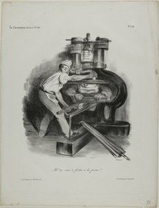 "Więc chcesz mieszać się do prasy!", powiedział 319. autorstwa Honoré Victorin Daumier