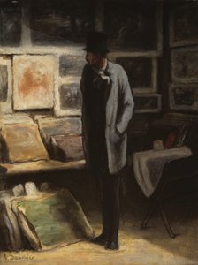 The Print Collector autorstwa Honoré Victorin Daumier