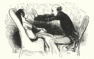 Hipnotyzer (lito) autorstwa Honore (after) Daumier