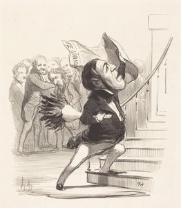 A. Granier de Cassagnac autorstwa Honoré Daumier