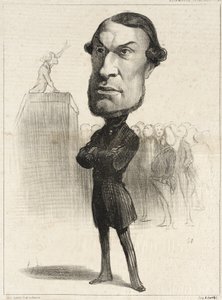 Achille Fould autorstwa Honoré Daumier