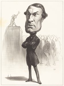 Achille Fould autorstwa Honoré Daumier