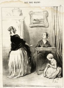 Ach!... Jakież osobliwe wychowanie dają państwo swojej córce?... autorstwa Honoré Daumier