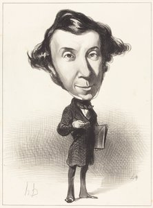 Alex. Ch. Henri de Tocqueville autorstwa Honoré Daumier