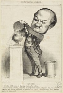 Wysoka skała autorstwa Honoré Daumier