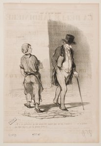 Kolejny, który w tym roku musi martwić się o swój nos... autorstwa Honoré Daumier