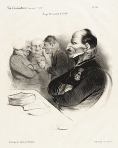 Baron de Lascours autorstwa Honoré Daumier