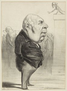 „Berryer” autorstwa Honoré Daumier